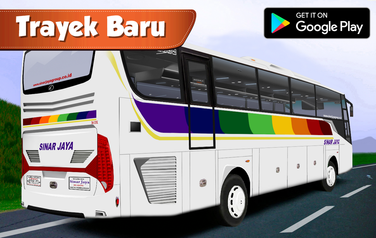 PO Sinar Jaya Bus Simulator 게임 스크린 샷