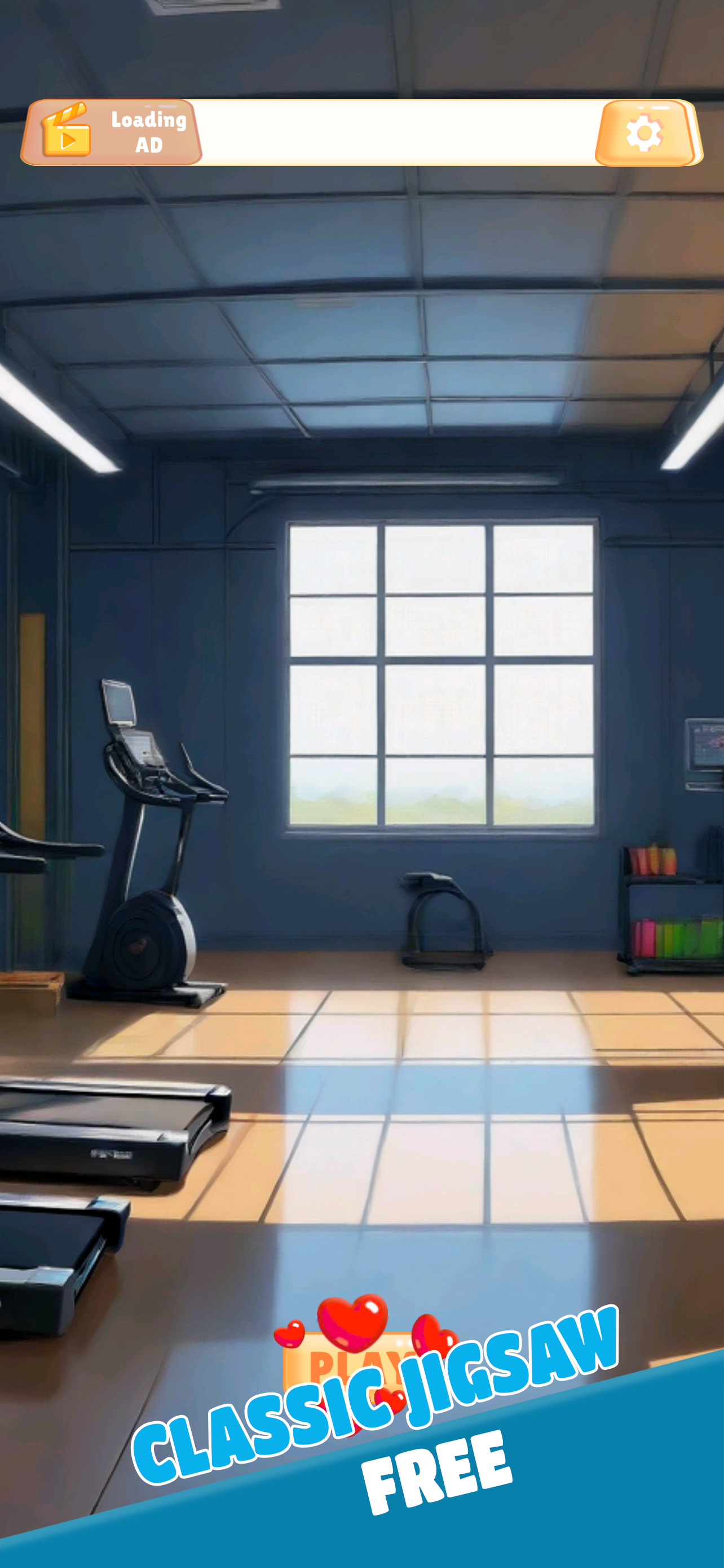 Captura de Tela do Jogo Sexy Jigsaw:Gym