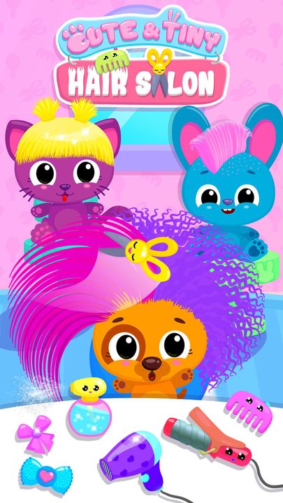 Screenshot 1 of Cute & Tiny Hair Salon - Baby Pets Get Makeovers 1.0.15