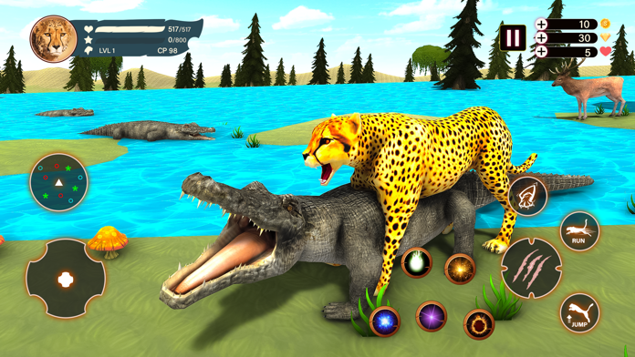 CheetahRush: Cheetah Simulator ゲームのスクリーンショット