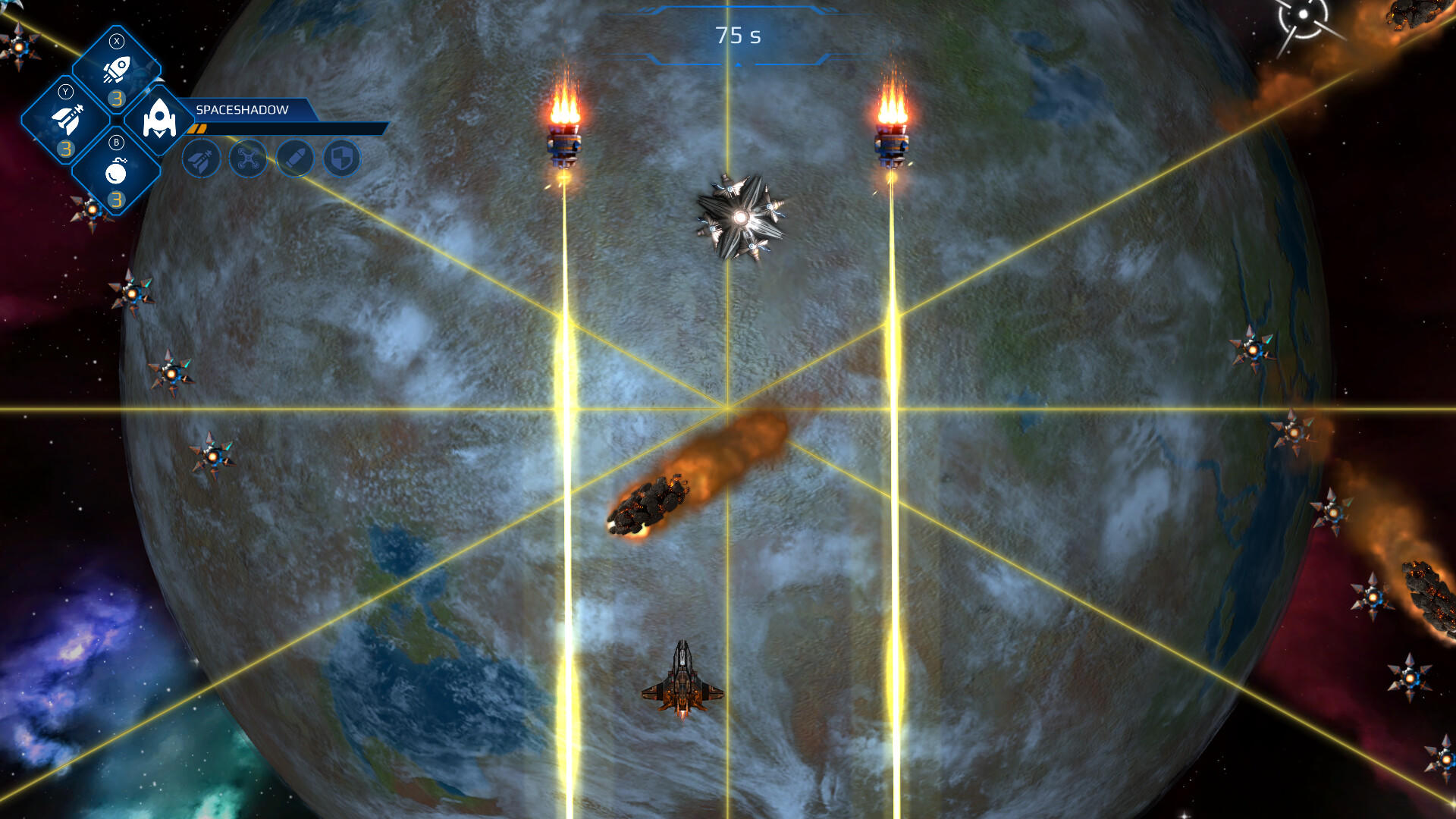 Screenshot of X-Force Under Attack
