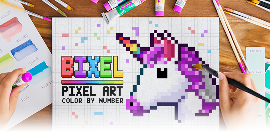Banner of Bixel - Color by Number, Pixel Art 
