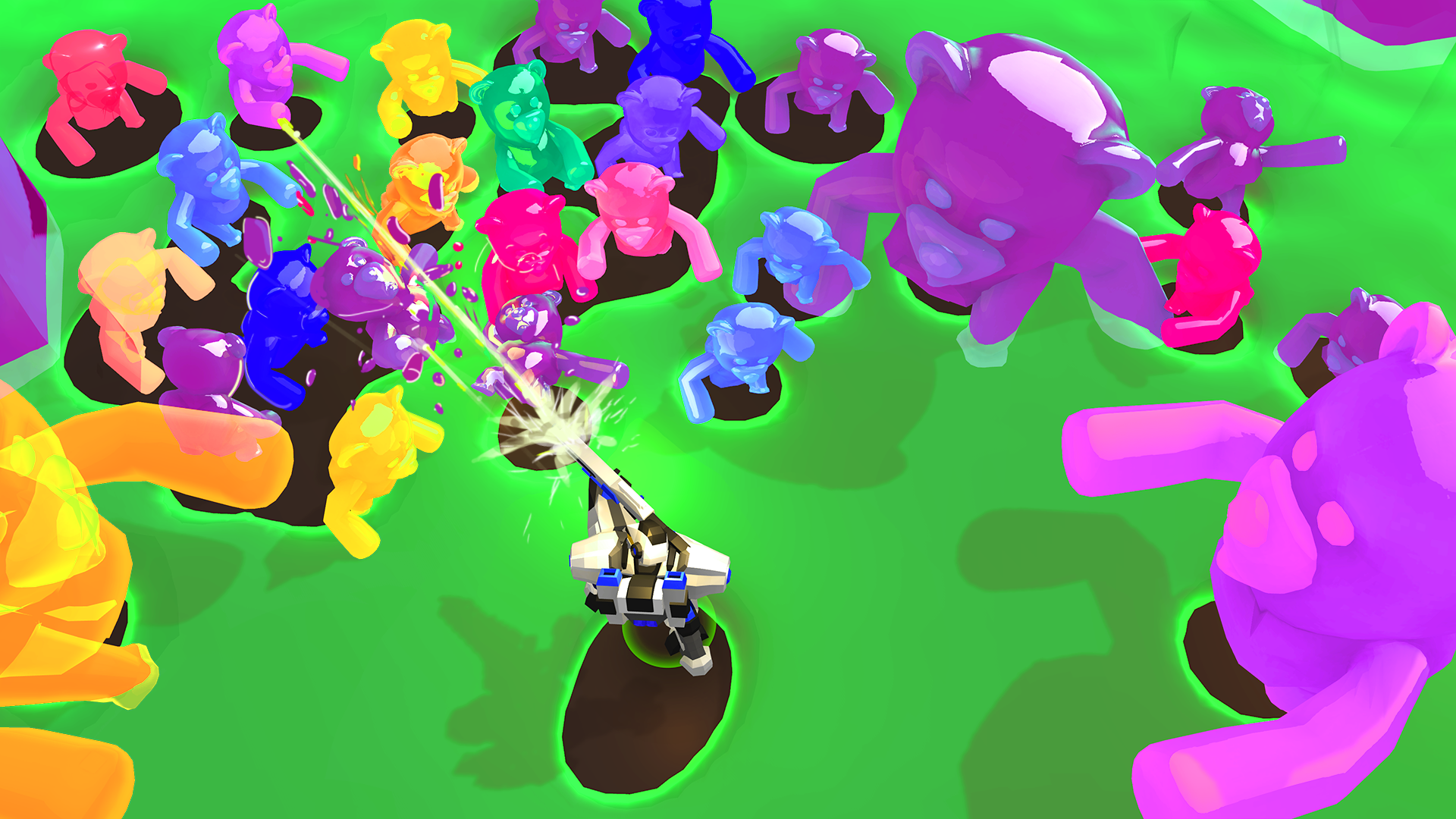 Astro Jelly: Idle Shooter Game Screenshot