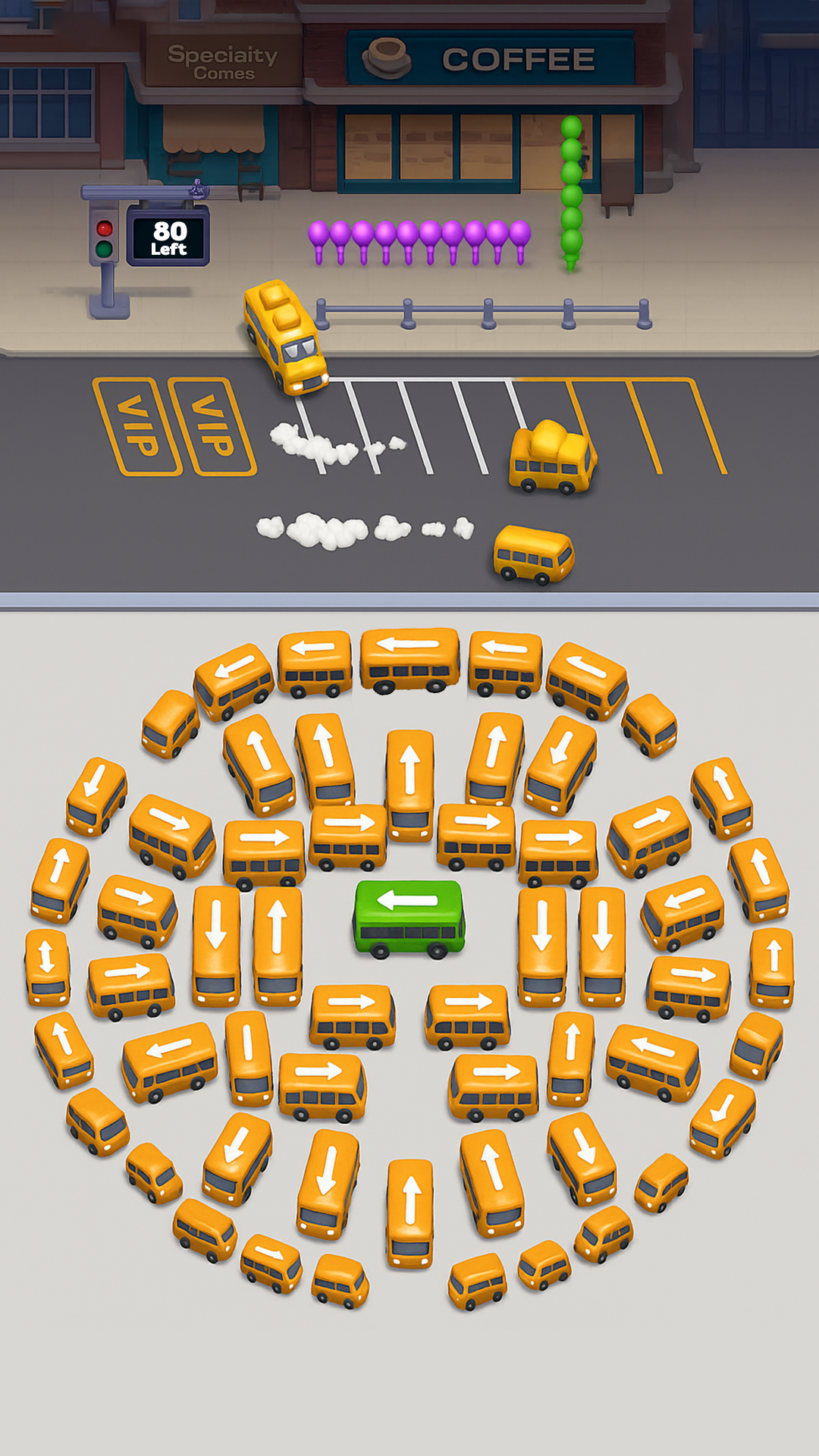 Captura de Tela do Jogo Bus Escape Traffic Jam Game