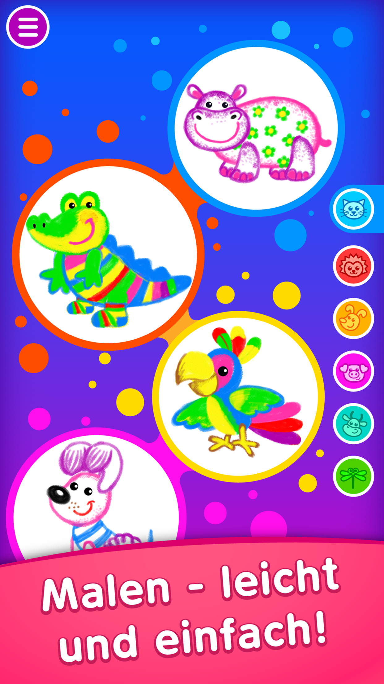 Screenshot 1 of Permainan Lukisan Bini untuk kanak-kanak 1.5.5