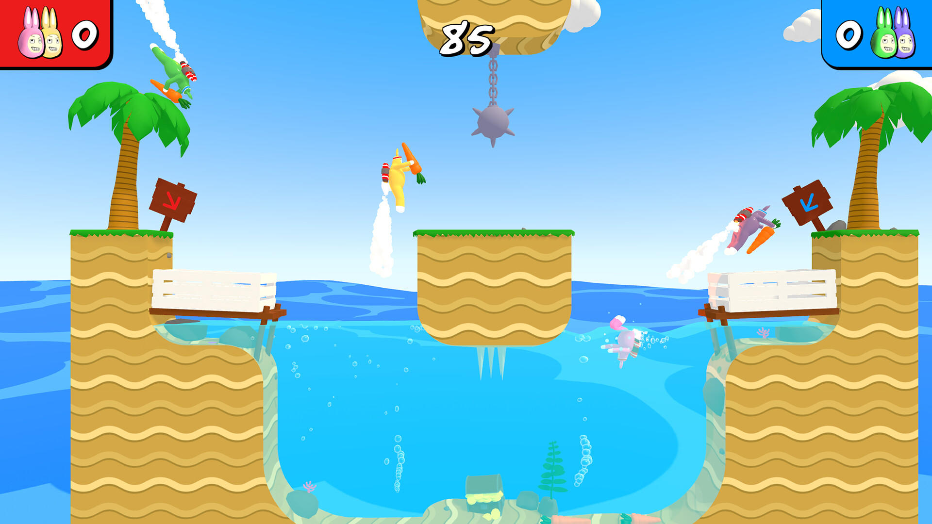 Super Bunny Man screenshot game