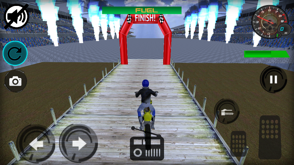 Bike Stunt Simulation 3D Game Screenshot