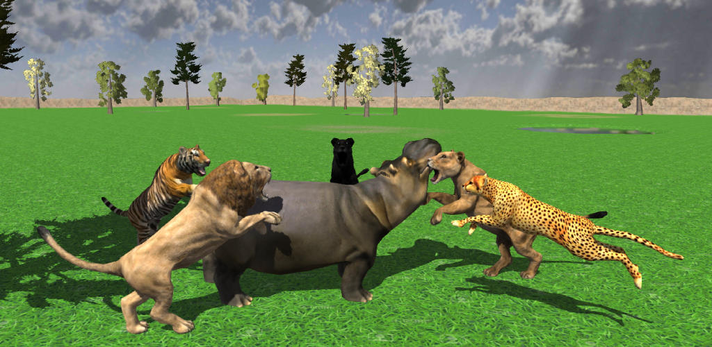 Banner of simulador de ataque de hipopótamo enojado 1.1