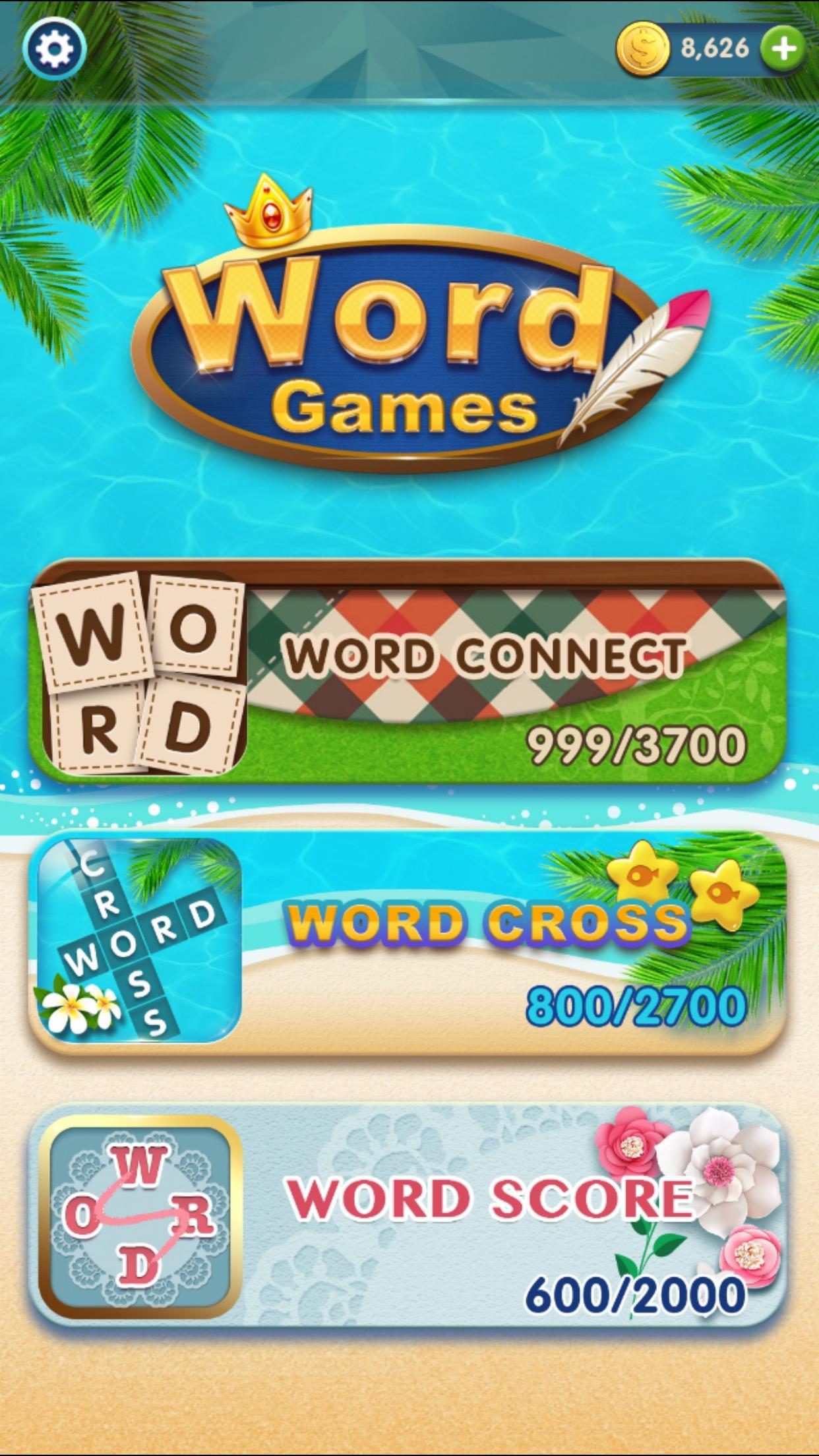 Screenshot 1 of Word Games (Cross၊ Connect၊ Search) 2.10