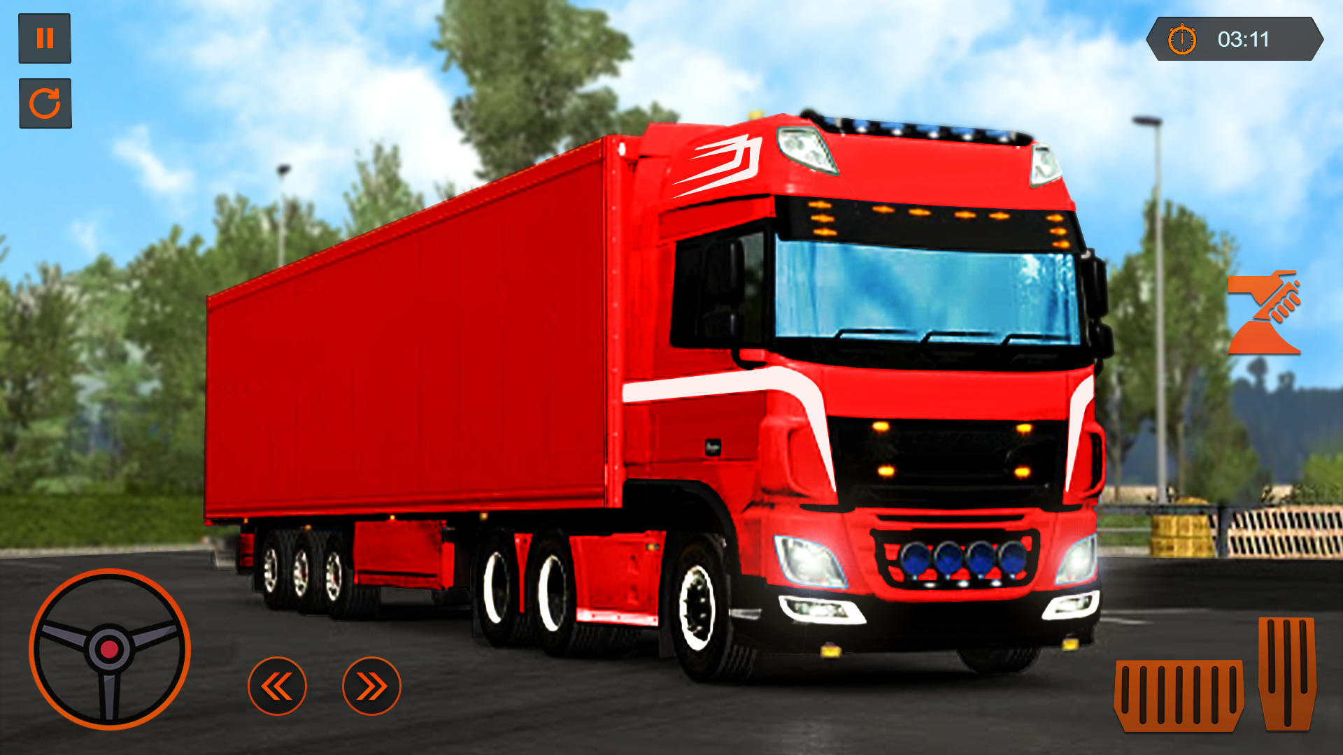 US Truck Driver Euro Truck Sim Game Screenshot