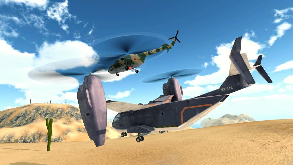 Скриншот игры Helicopter Army Simulator
