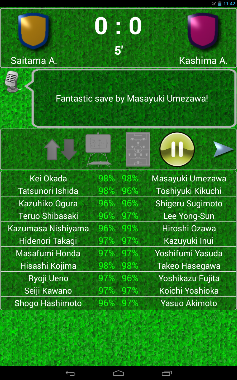 True Football 2 ゲームのスクリーンショット
