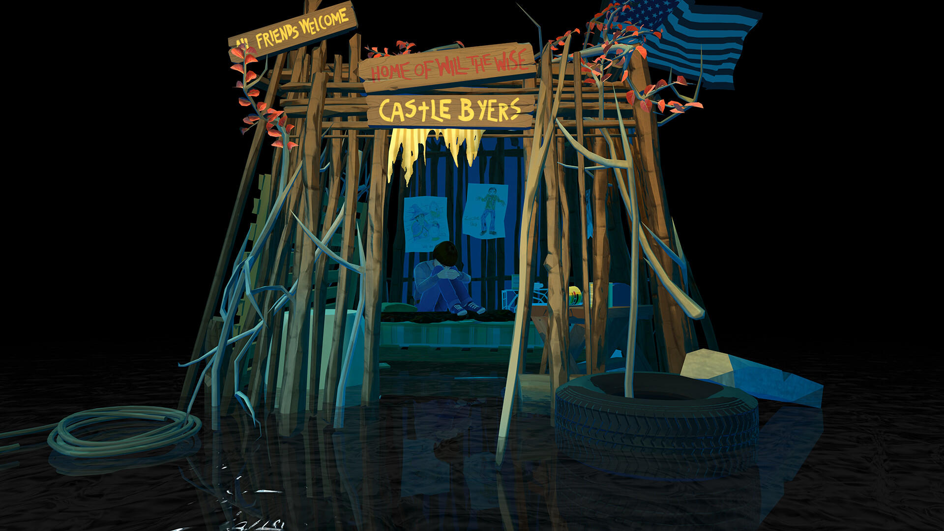 Stranger Things VR Game Screenshot
