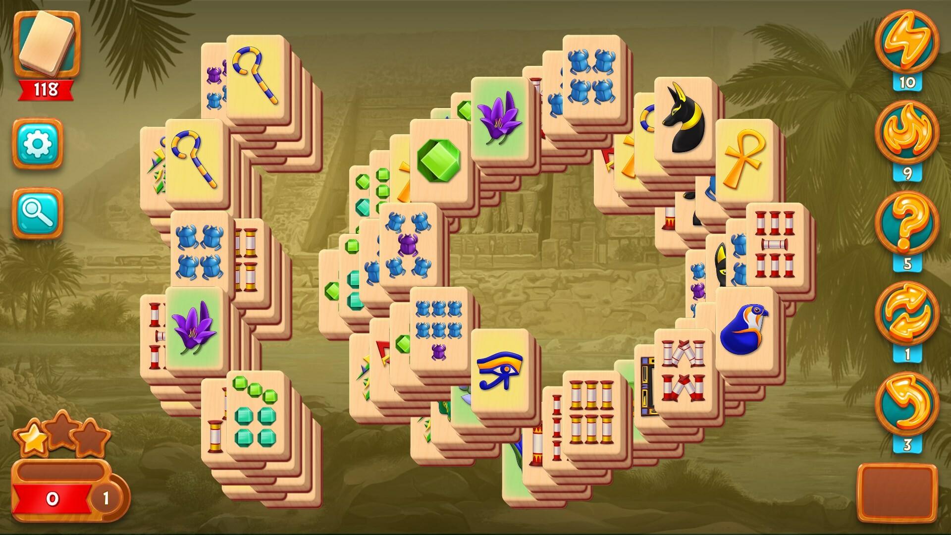 Mahjong Riddles: Egypt Game Screenshot