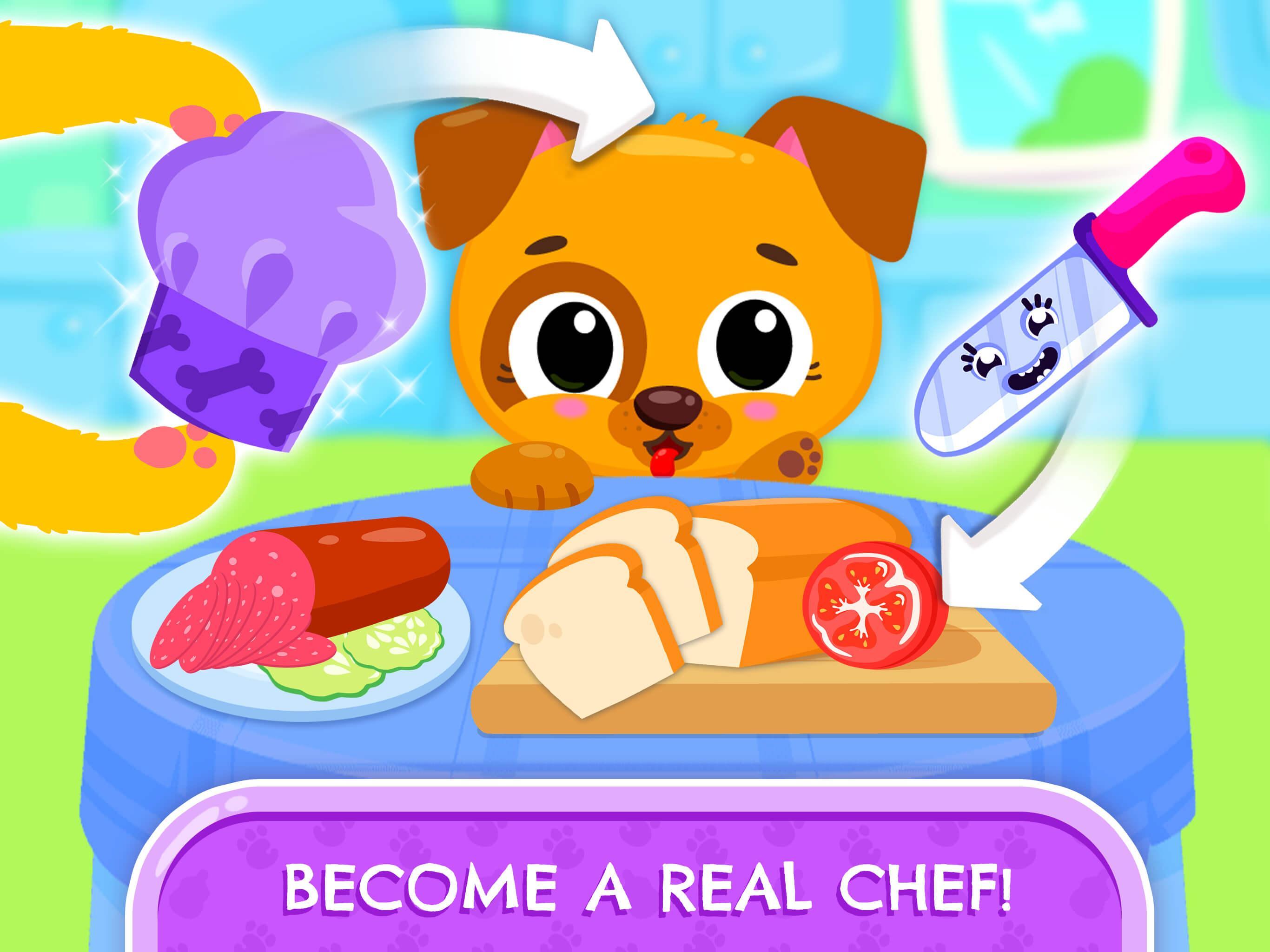 Cute & Tiny Sandwiches - Quick Lunch For Baby Pets Game Screenshot