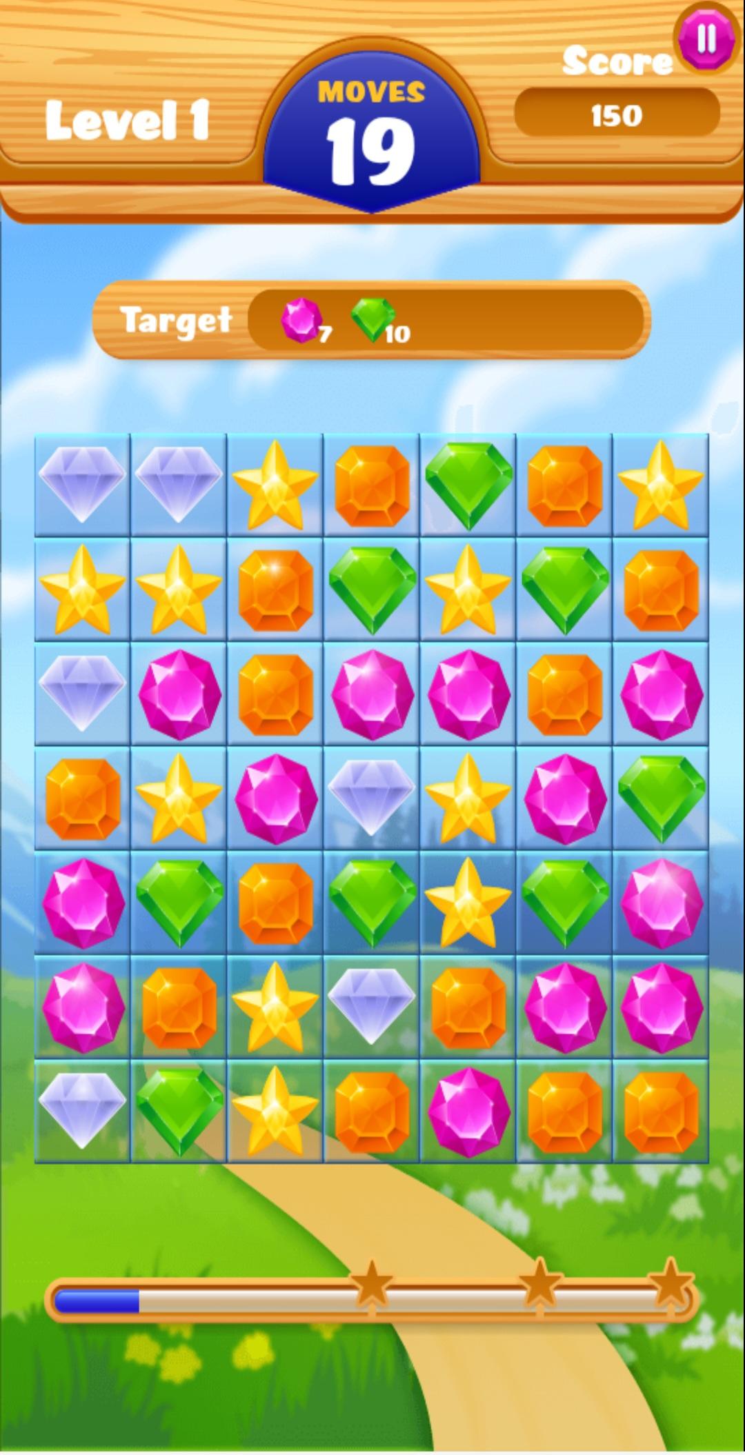 Jewel Crush Game Screenshot