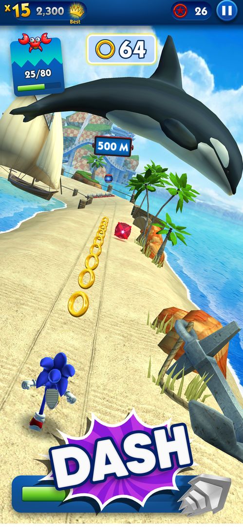 Sonic Dash - Endless Running ภาพหน้าจอเกม