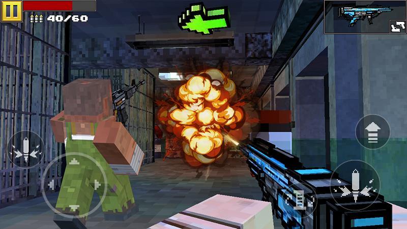 Pixel Shooting 3D Game Screenshot