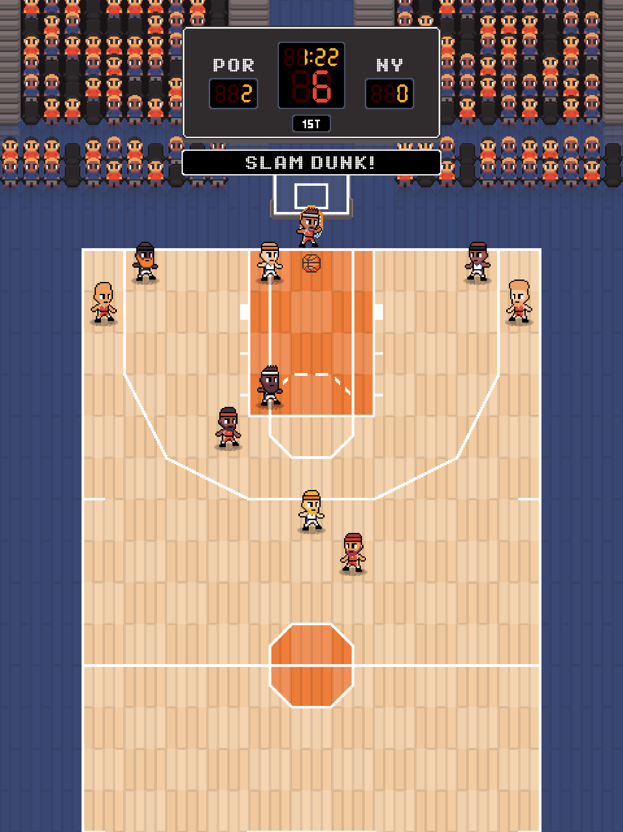 Hoop League Tactics ภาพหน้าจอเกม