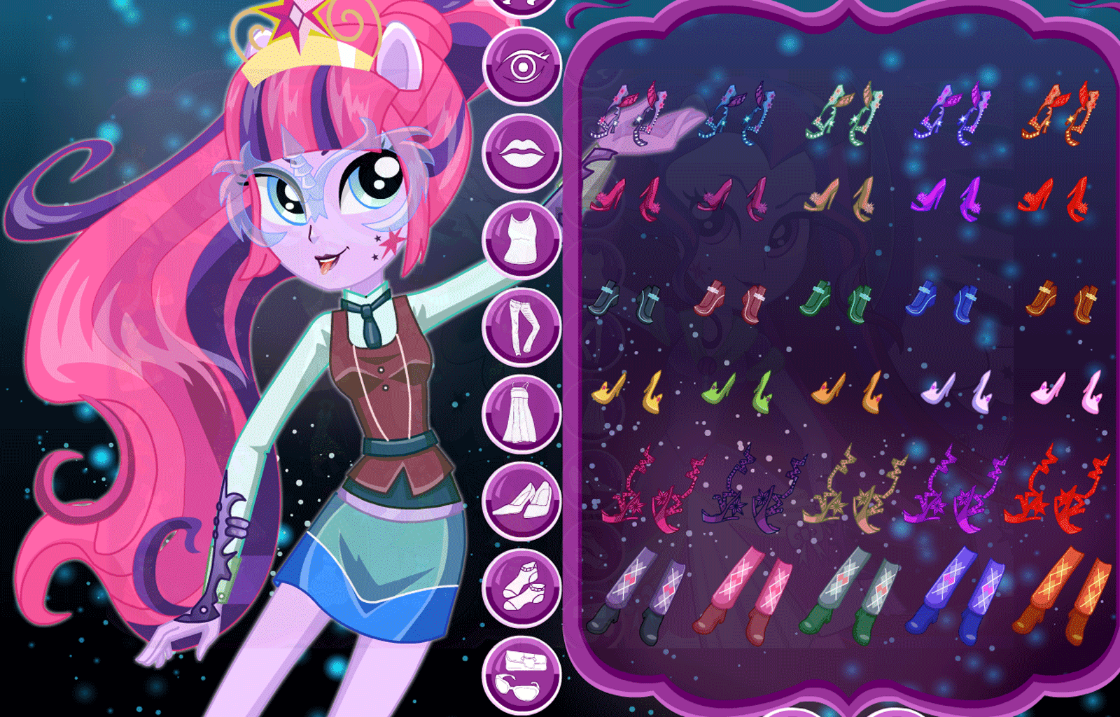 Midnight Dressup Game Screenshot