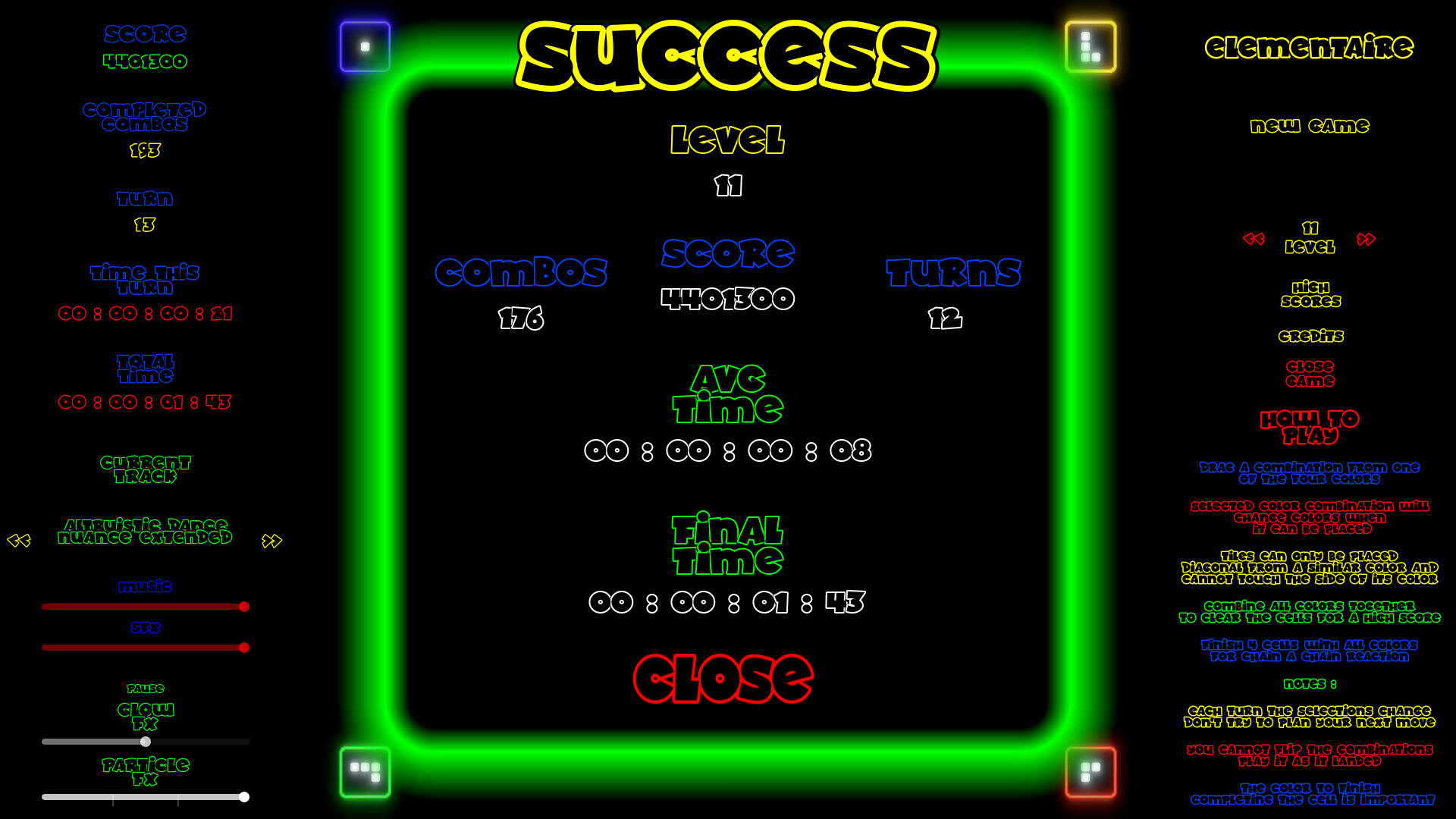 Elementaire screenshot game