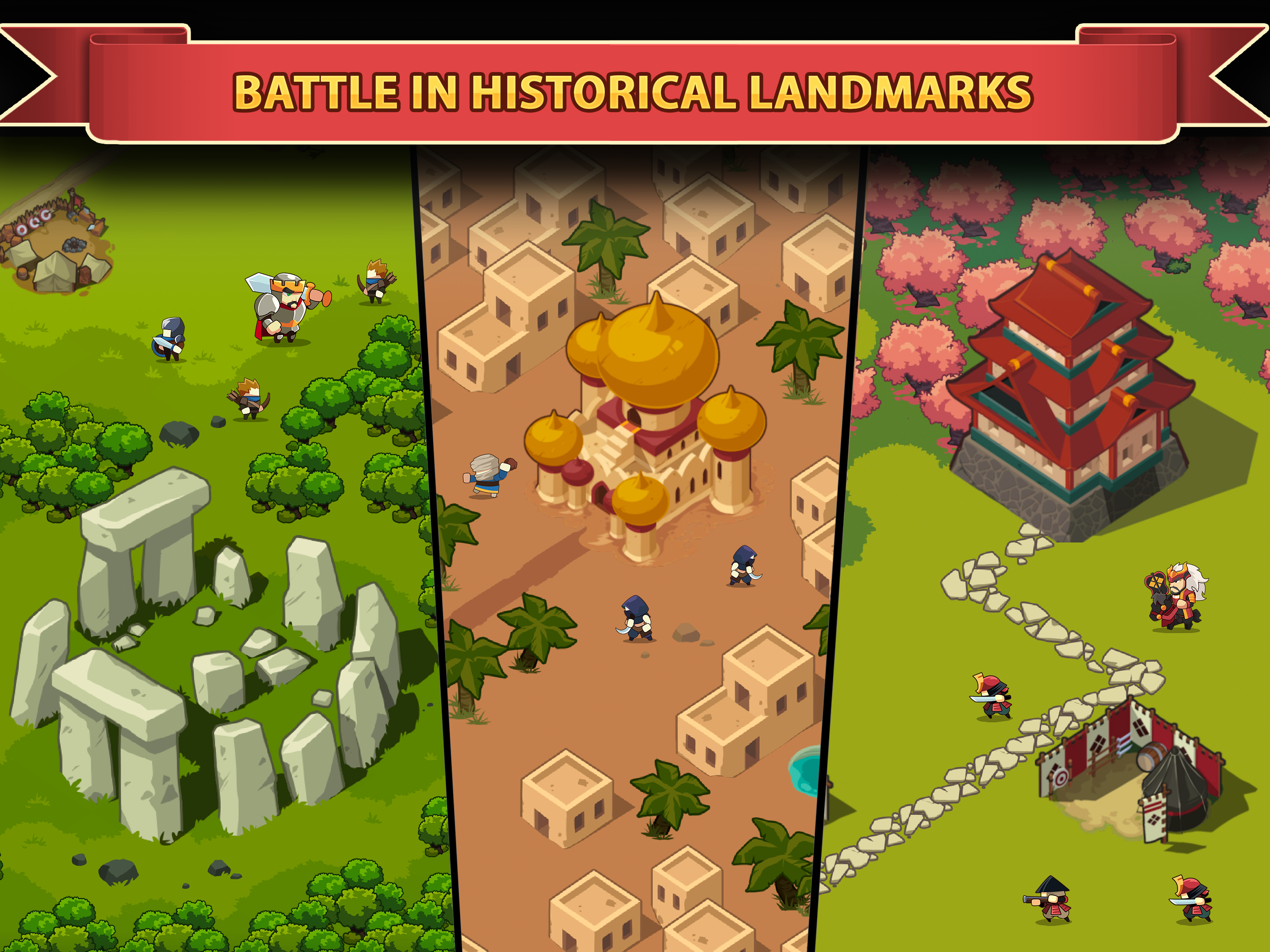 Knights and Glory - Battle Game Screenshot