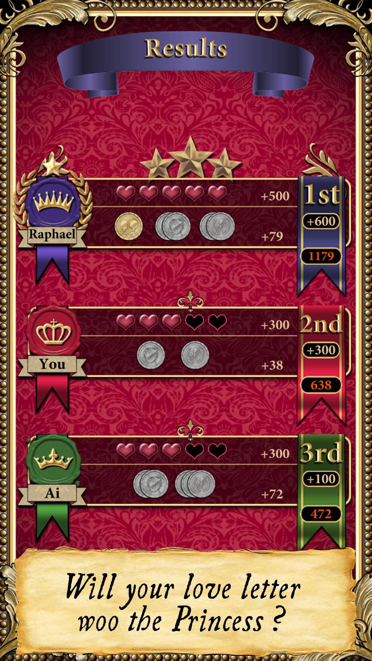 Love Letter - Strategy Card Ga Game Screenshot