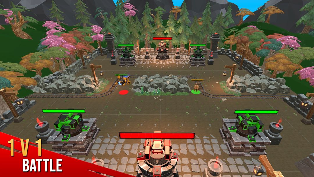 Battle of Fortresses: TD Games 게임 스크린 샷