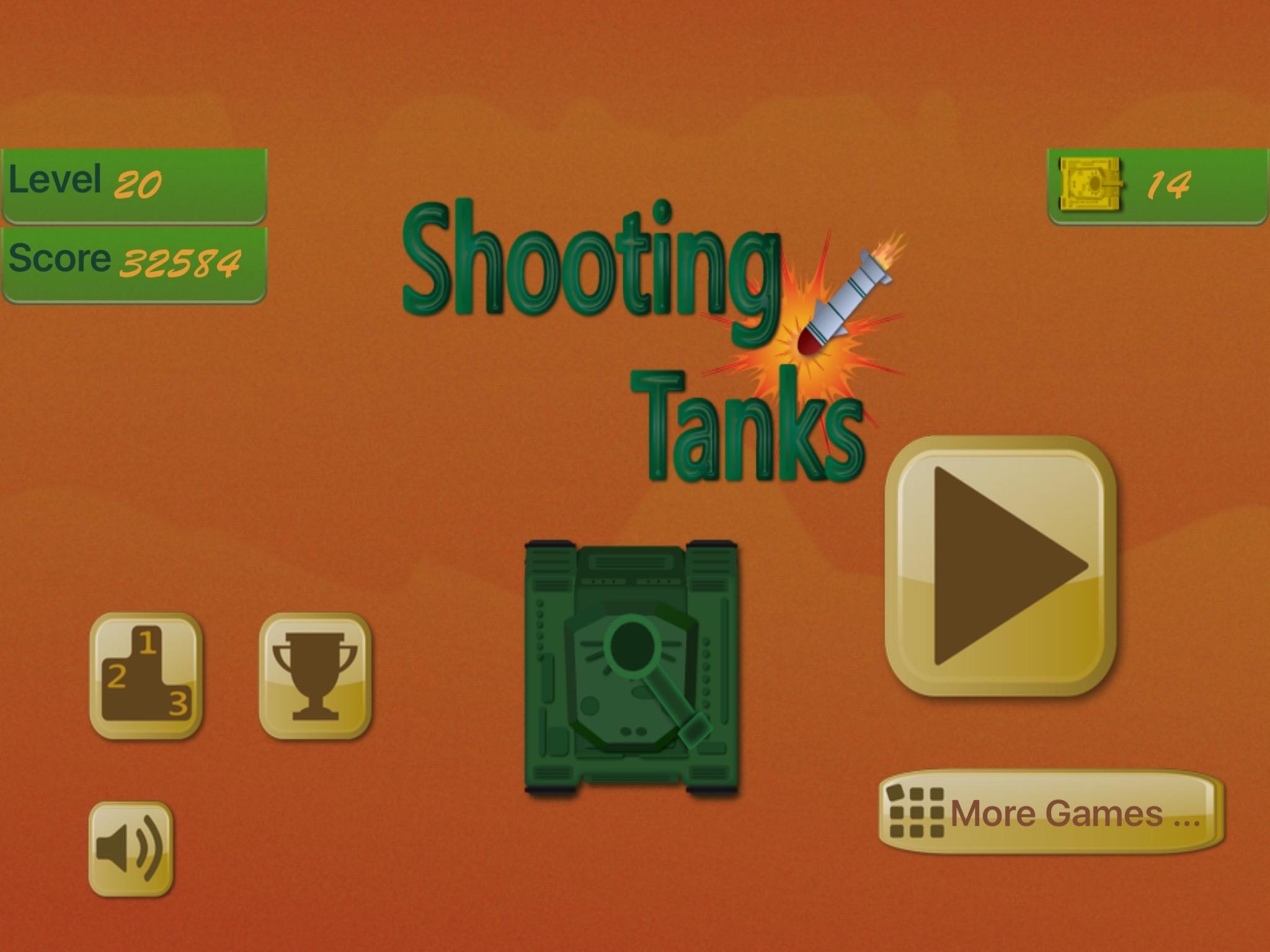 Shooting Tanks Game Screenshot