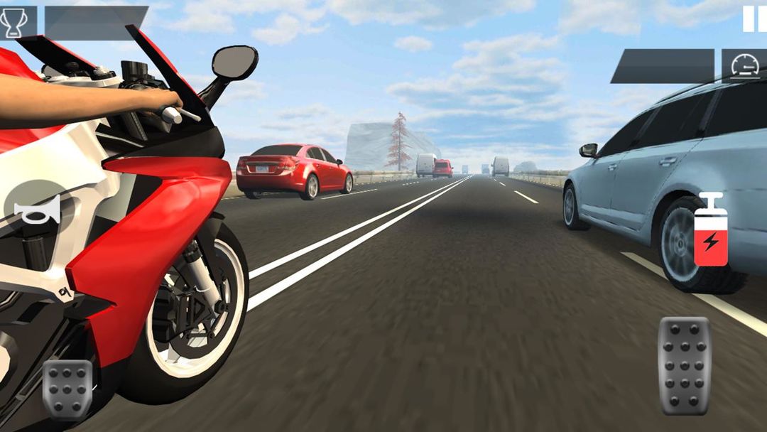 Screenshot of Traffic Speed Moto 3D