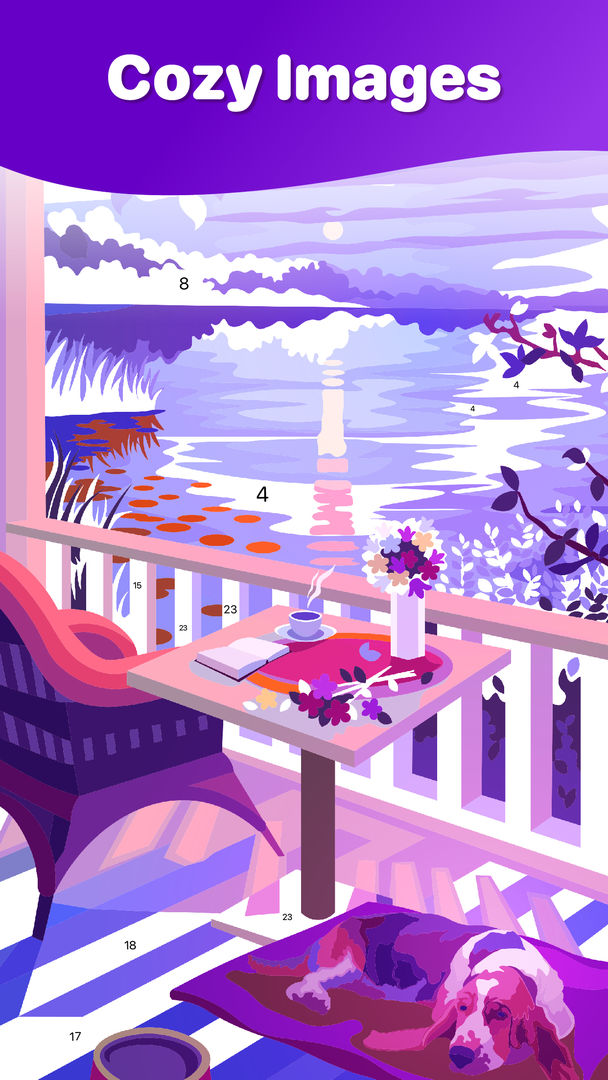 Screenshot of Hey Color Paint by Number Art
