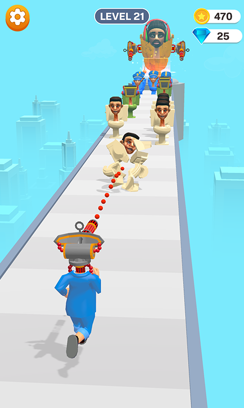 Draw To Smash : Toilet Puzzle Game Screenshot