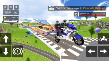 Flying Motorbike Simulator Game Screenshot