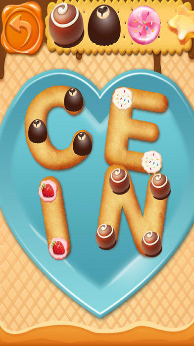 Screenshot 1 of बच्चों के लिए लेटर कुकी मेकर कुकिंग गेम 