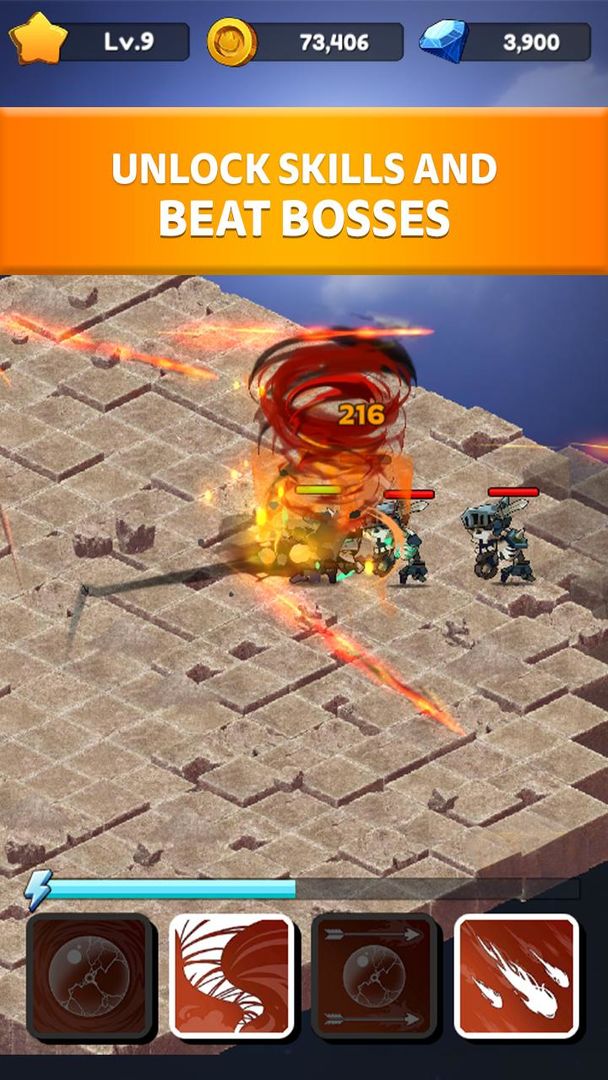 Screenshot of Rogue Idle RPG: Epic Dungeon Battle