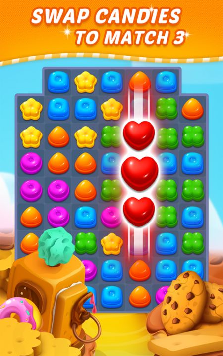 Screenshot 1 of Sweet Candy Puzzle: Match Game 1.110.5089