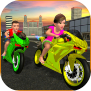 Bambini MotorBike Rider Race 3D