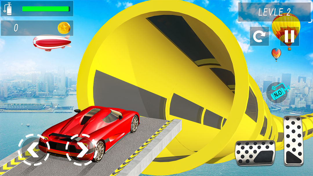 Mega Ramp Car Jumping Stunt Games, Car Crash Games 3D, Crash