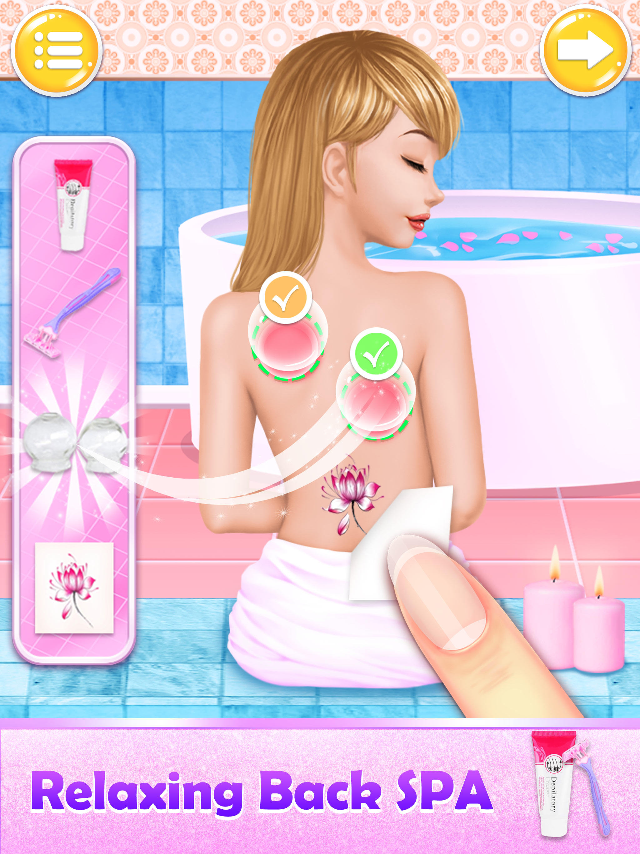 Screenshot 1 of Игры с макияжем: макияж в салоне 2.7
