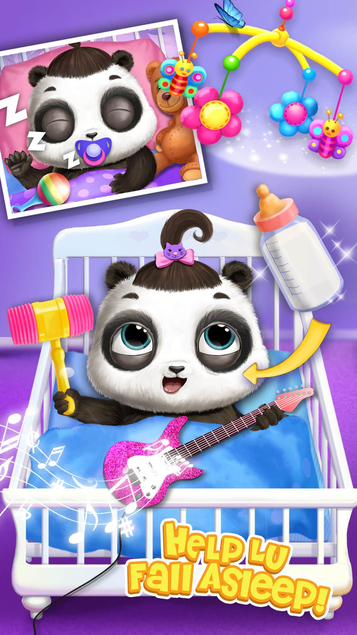 Panda Lu Baby Bear City Game Screenshot