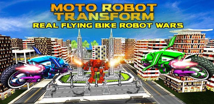 Banner of Real Moto Robot Transform: Flying Bike Robot Wars 1.0.28
