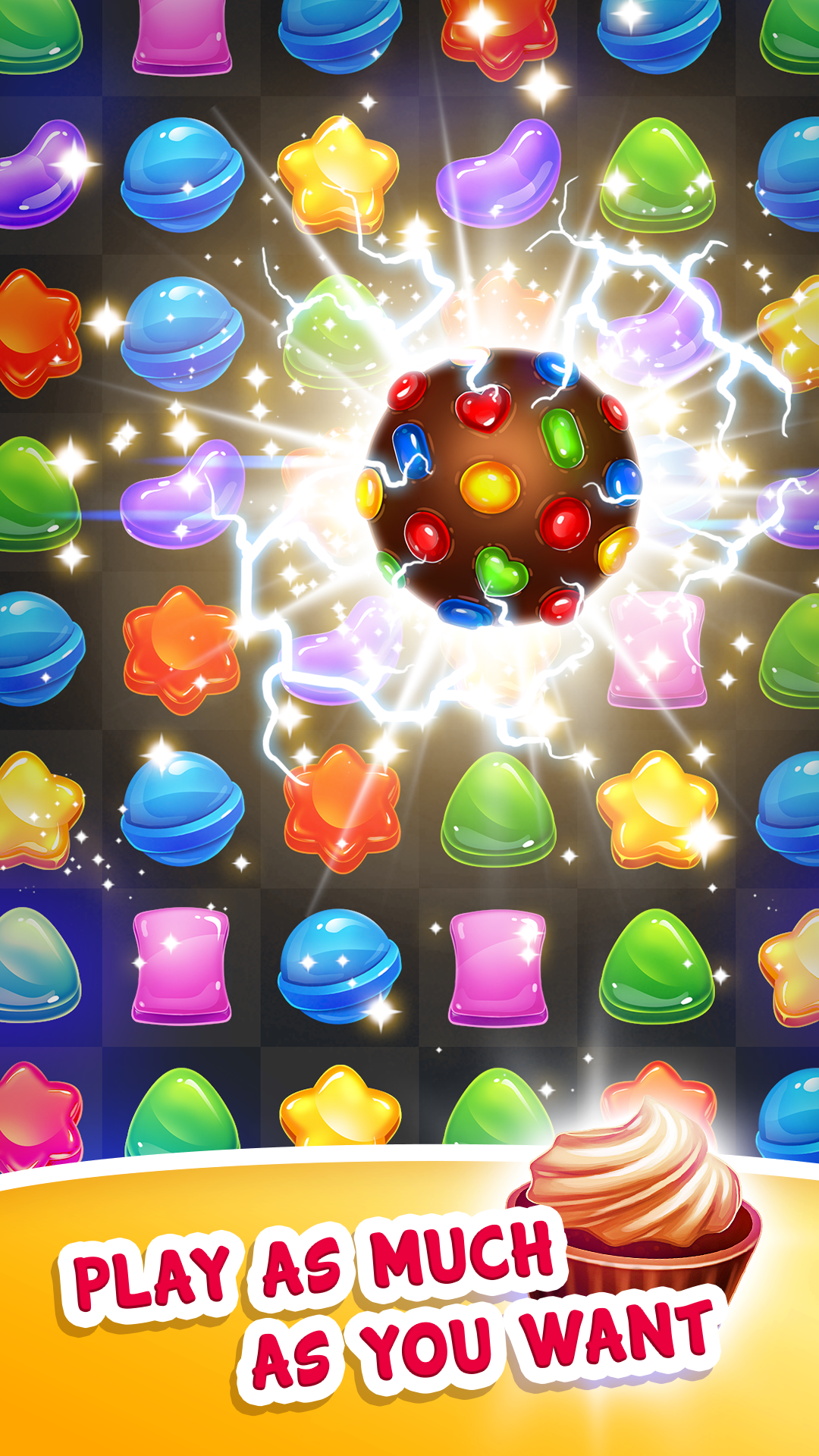 Candy Smash Match 3 Game Screenshot