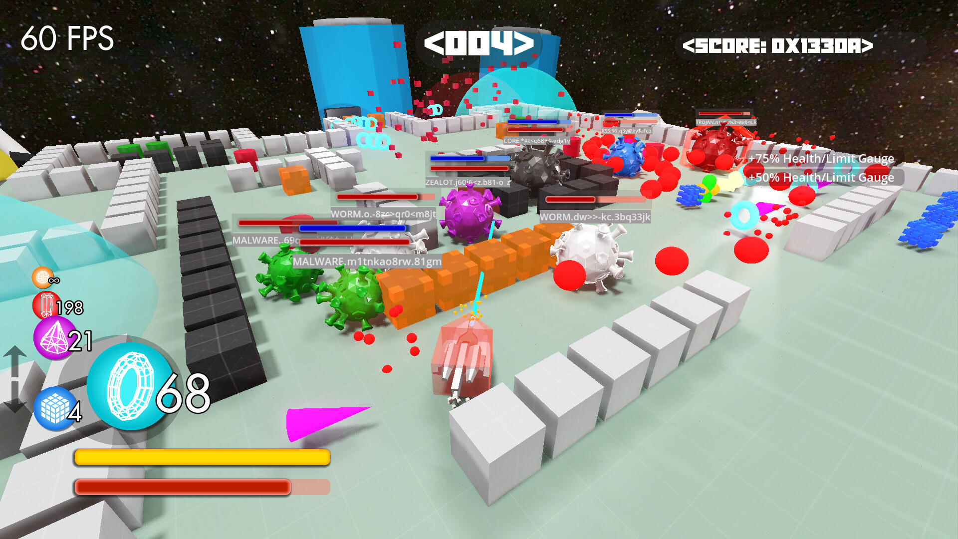 Screenshot of Virus 3D