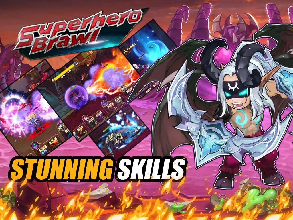 Captura de Tela do Jogo Superhero Brawl