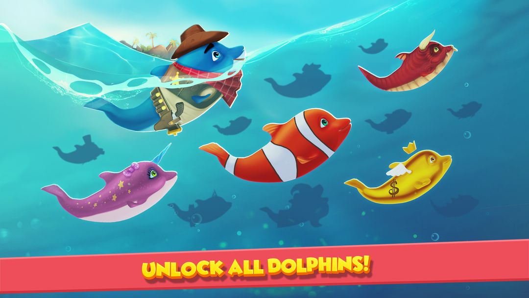Dolphy Dash: Ocean Adventure ภาพหน้าจอเกม
