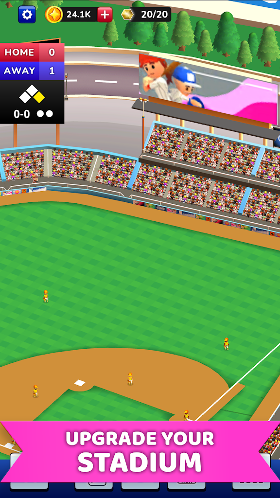 Idle Baseball Tycoon Game Screenshot