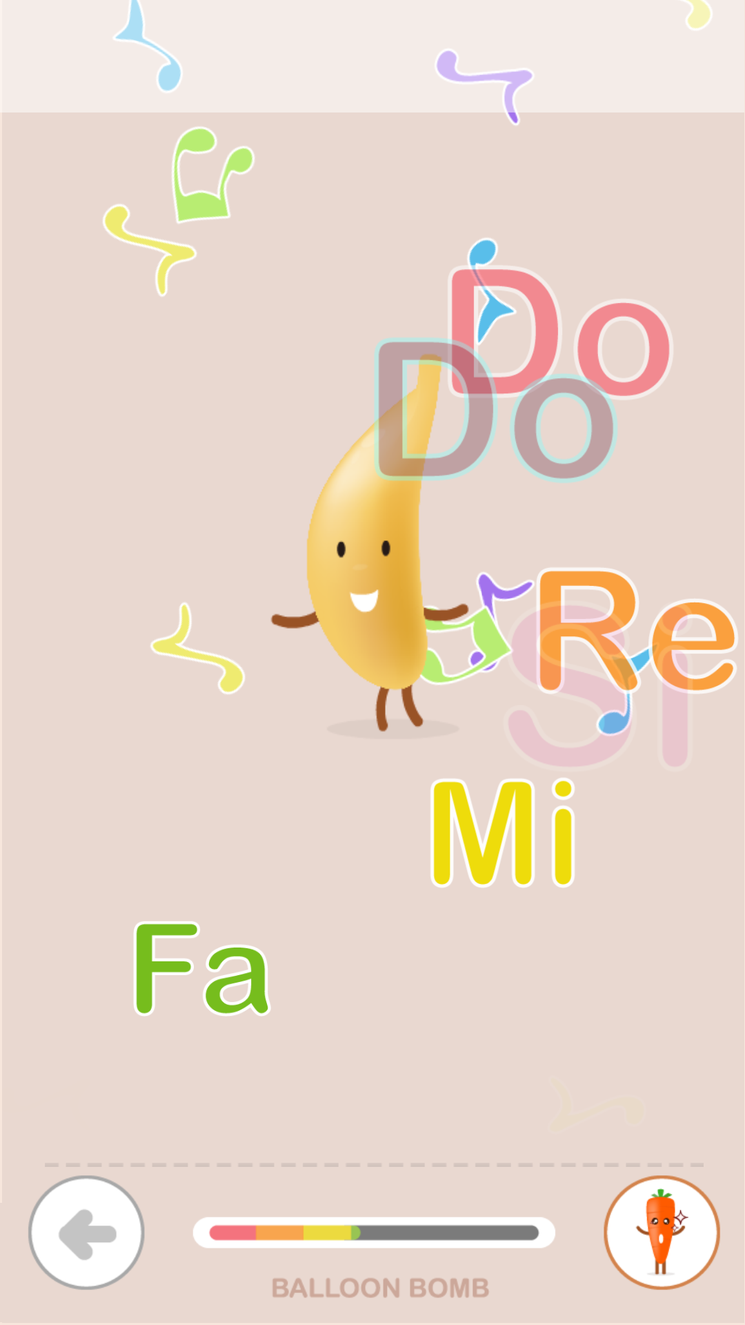 Cuplikan Layar Game Banana song with friends