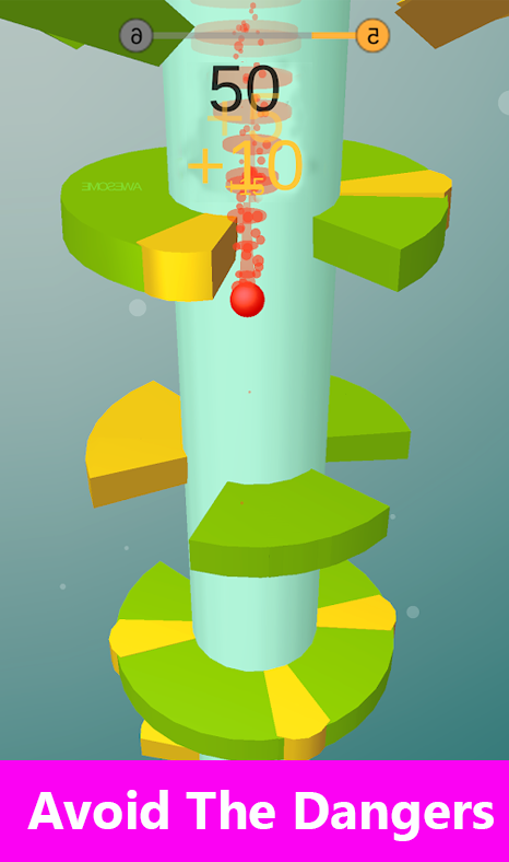 HeIix Ball Jump: Spiral Drop Ball ภาพหน้าจอเกม