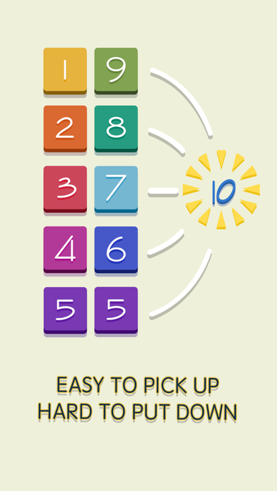 Number Merge Perfect Ten Game Screenshot