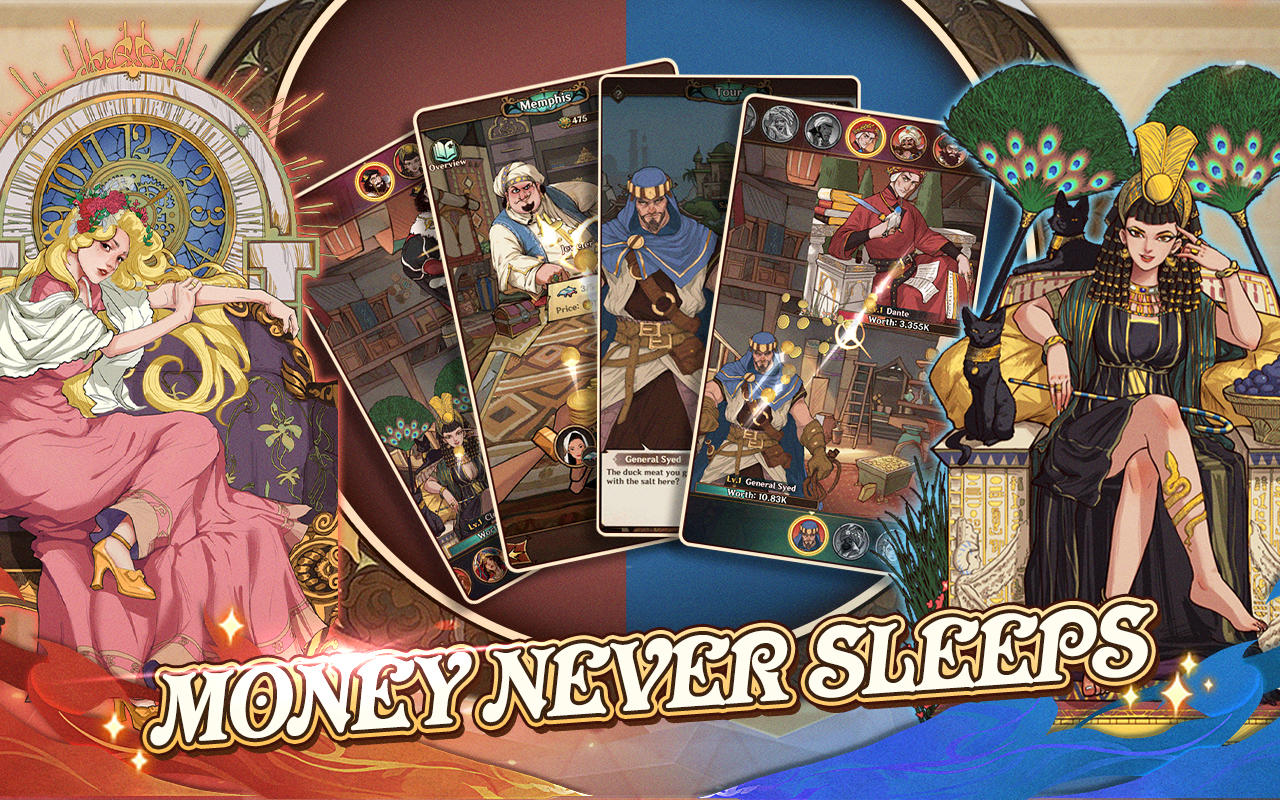 Golden Bazaar: Game of Tycoon Game Screenshot